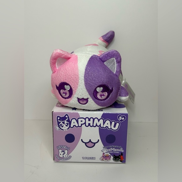 Aphmau MeeMeows Glitter Limited Edition 6 inch Plush Brand New Aphmau Cat - Picture 1 of 2